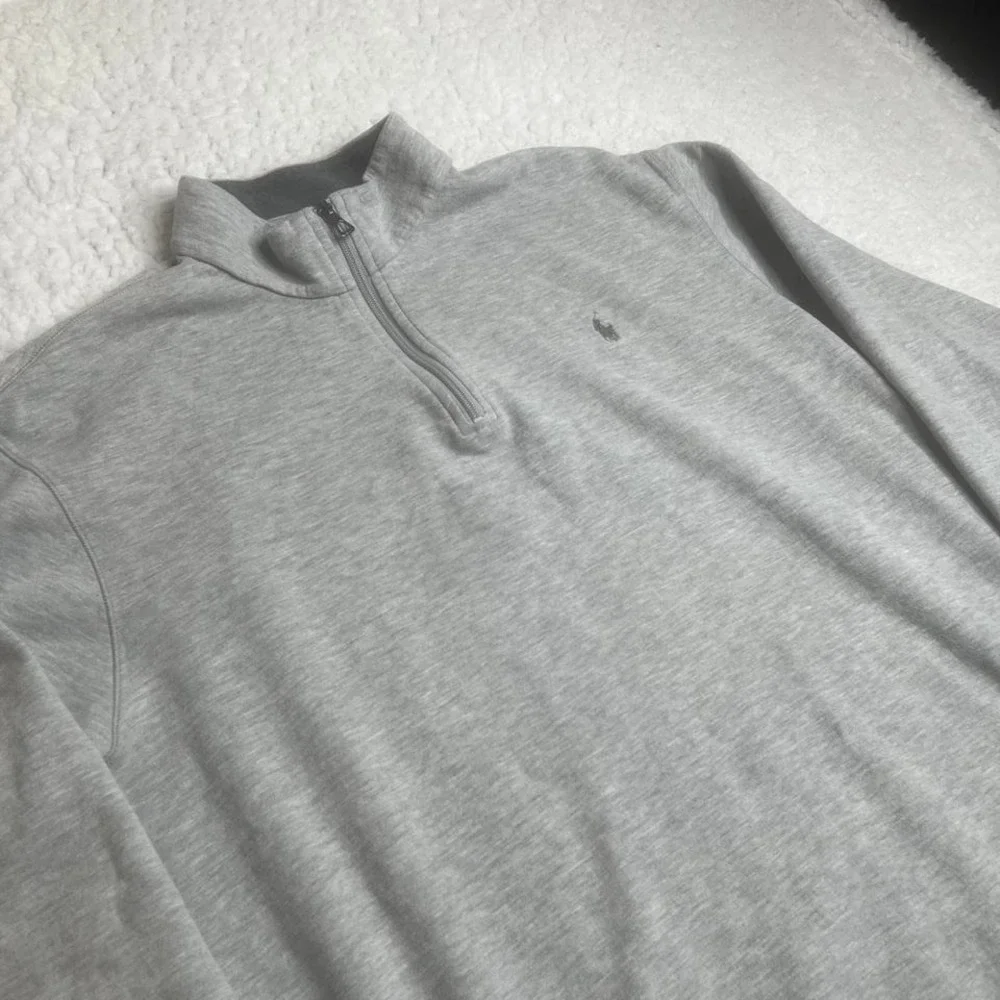 Polo Ralph Lauren performance men grey quarter zip pullover preppy outdoors‎ xxl